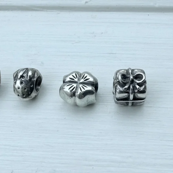 COPY - Pandora Silver Charm Beads Set - Picture 5 of 6
